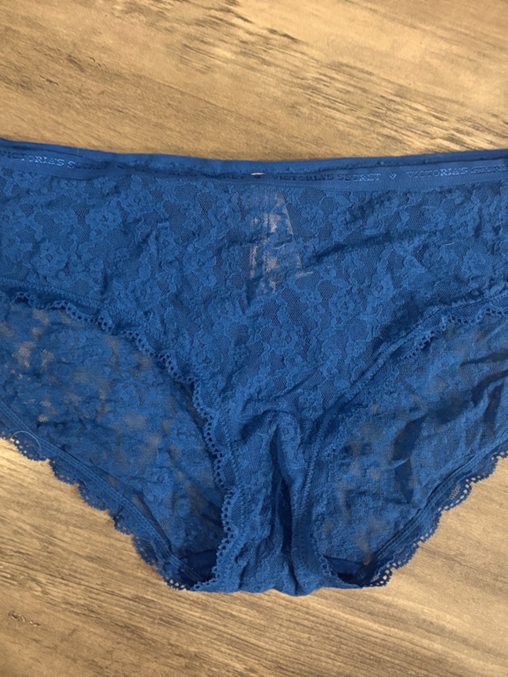 Victoria's Secret Royal Blue Lace Bikini Panty
